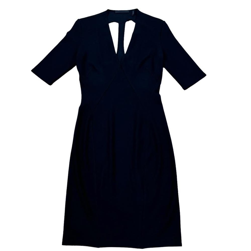Helmut Lang Dress Black stretch cutout Back detail  Size S